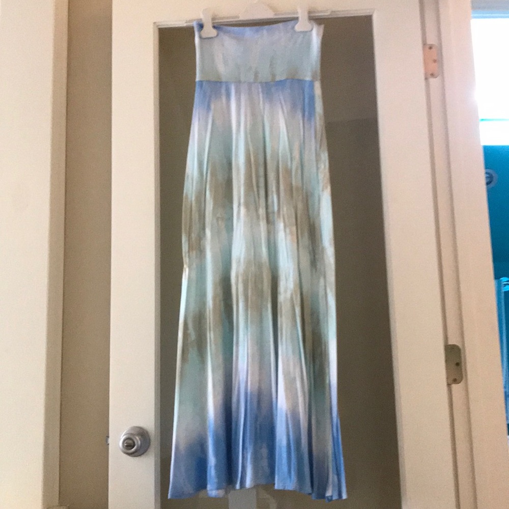 Tie dye maxi skirt